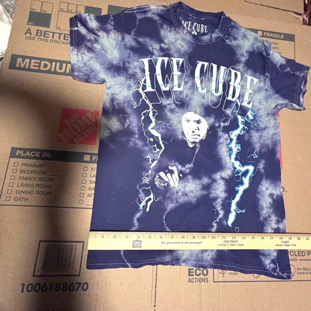 Ice Cube Tie Dye T Shirt Mens Size Medium Rap‎ Hip Hop Graphic Tee - Picture 9 of 10
